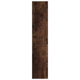815558 Wall Shelf Smoked Oak 90x16x78 cm Engineered Wood