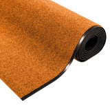 Doormat Other Orange and Black 120 x 400 cm Polyamide and PVC 4100748