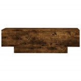 ZNTS Coffee Table Smoked Oak 100x49.5x31 cm Engineered Wood 833893