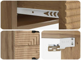 Wall-Mounted Bedside Cabinet 2 pcs Artisan Oak Engineered Wood 898654