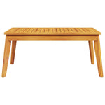 4 Piece Garden Lounge Set with Cushions Solid Wood Acacia 3211796