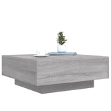 Coffee Table Grey Sonoma 80x80x31 cm Engineered Wood 836586