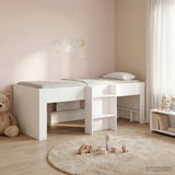 Kids'High Bed Frame 2 pcs White 90 x 190 cm Engineered Wood 3422579