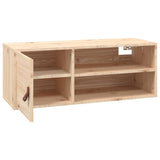 Wall Cabinet 80x30x30 cm Solid Wood Pine 818385