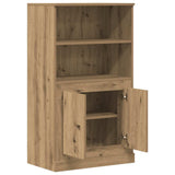 Highboard Artisian Oak 60x35.5x103.5 cm Engineered Wood 857148