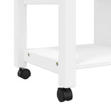 Kitchen Trolley MONZA 84x40x88.5 cm Solid Wood Pine 376114