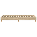 Bed Frame Sonoma Oak 80 x 200 cm Engineered Wood 8009060