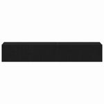 TV Cabinet Set 2 pcs Black oak 100 x 30 x 30 cm Engineered wood 3333055
