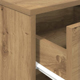 Bedside Cabinets 2 pcs with Drawer Artisan Oak 40x34x50 cm 858784