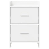 Bedside Tables 2 pcs White 40 x 30 x 60 cm Engineered Wood 8010964