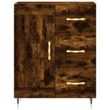 Highboard Smoked Oak 69.5x34x180 cm Engineered Wood 3198646