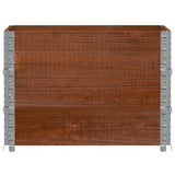 Pallet Collars 3 pcs Brown 80x60 cm Solid Wood Pine 3295365