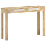 Console Table 110x30x75 cm Solid Bleached Wood Mango 351617