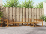 Outdoor Sofa Set 4 pcs Natural Solid Acacia Wood 3367492