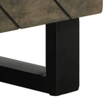 Coffee Table Black 80x50x40 cm Solid Wood Mango 4017688