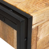 Console Tables 2 pcs Brown 200 x 33 x 75 cm Solid Mango Wood 3324226