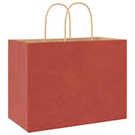 ZNTS Paper Bags 250 pcs with Handles Red 32x17x25 cm 4101761