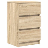 Bedside Cabinet with 3 Drawers Sonoma Oak 39x35x65 cm 861341