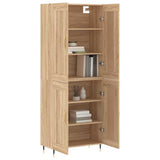 Highboard Sonoma Oak 69.5x34x180 cm Engineered Wood 3199668