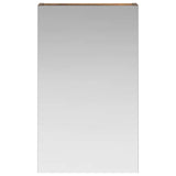 Bathroom Mirror Cabinet Smoked Oak 30 x 10.5 x 50 cm 889011