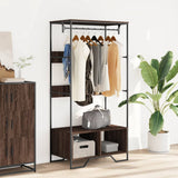 Wardrobe Brown Oak 90x50x180 cm Engineered Wood 848673