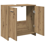 Bathroom Sink Cabinet Artisan Oak 60x33x60 cm Engineered Wood 856040