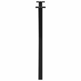 Dining Table Legs X-Shaped 2 pcs Black 80x cm Steel 4012920