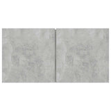 7 Piece TV Cabinet Set Concrete Grey Engineered Wood 3079091