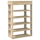 Shoe Rack Sonoma Oak 60x30x98 cm Engineered Wood 859925