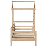 Day Bed with Roof without Mattress 80x200 cm Solid Wood 3282200