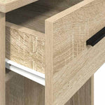 ZNTS Computer Tower Stand with Drawer Sonoma Oak 35x45x77 cm 858742