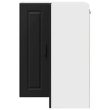 Wall Corner Cabinet PORTO Black 57 x 57 x 80 cm Engineered Wood 885426