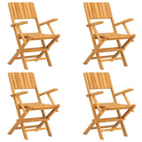 ZNTS 5 Piece Garden Dining Set Solid Wood Teak 3155021