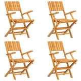 5 Piece Garden Dining Set Solid Wood Teak 3155021