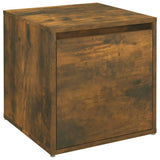 Box Drawer Smoked Oak 40.5x40x40 cm Engineered Wood 820517