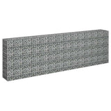 145639 Gabion Raised Bed Galvanised Steel 270x30x90 cm