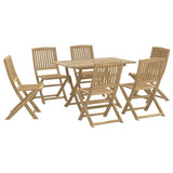 7 Piece Garden Dining Set Solid Wood Acacia 3214237