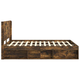 Bed Frame with Storage and Headboard 3 pcs Engineered Wood 3413833