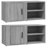 TV Cabinets 2 pcs Grey Sonoma 80x31.5x36 cm Engineered Wood 819449