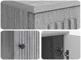 Desk Grey Sonoma Engineered Wood 142.5 x 50 x 75 cm 3414573