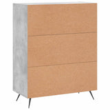 Sideboard Concrete Grey 69.5x34x90 cm Engineered Wood 830232
