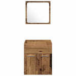 Bathroom Furniture Set 4 pcs Old Wood 41 x 38.5 x 46 cm 3332492