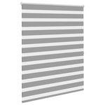 Zebra Blind 140 x 175 cm Grey 240223