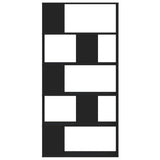 Bookcase 5-Tier Black 80.5x23.5x162.5 cm Engineered Wood 852772