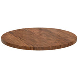 Table Top Dark Brown 60 x 2.5 cm Solid Oak Wood 42016009