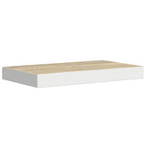 Floating Wall Shelves 4 pcs Oak and White 50x23.5x3.8 cm MDF 326575
