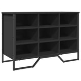 Shoe Cabinet Black 90x38x61.5 cm Engineered Wood 848644