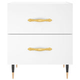 Bedside Cabinets 2 pcs White 40x35x47.5 cm Engineered Wood 827261