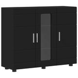 Wooden Cabinet Black 88.5 x 30.5 x 73 cm Engineered Wood 880302