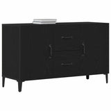 Sideboard Black Oak 100 x 36 x 60 cm Engineered Wood 862762